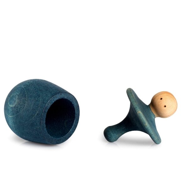 NWT Grapat Wooden Toys Little Things Blue - Picture 1 of 3